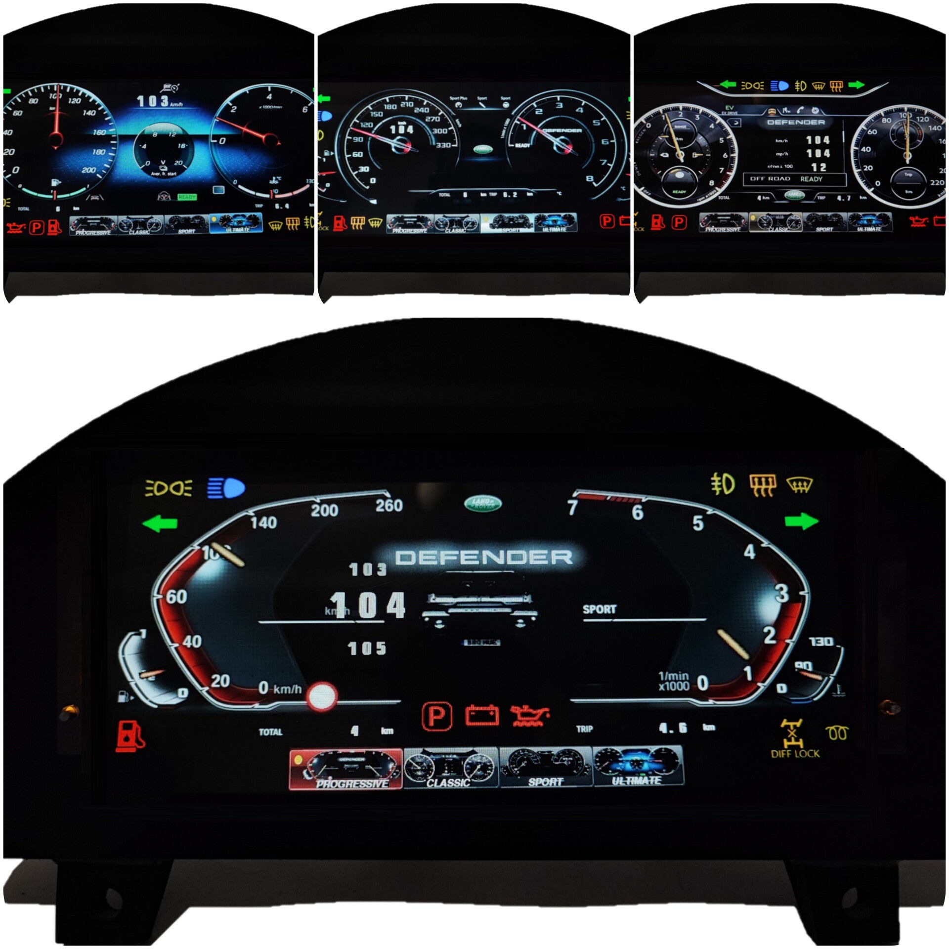 LAND ROVER DEFENDER DIGITAL DASHBOARD LUXURY