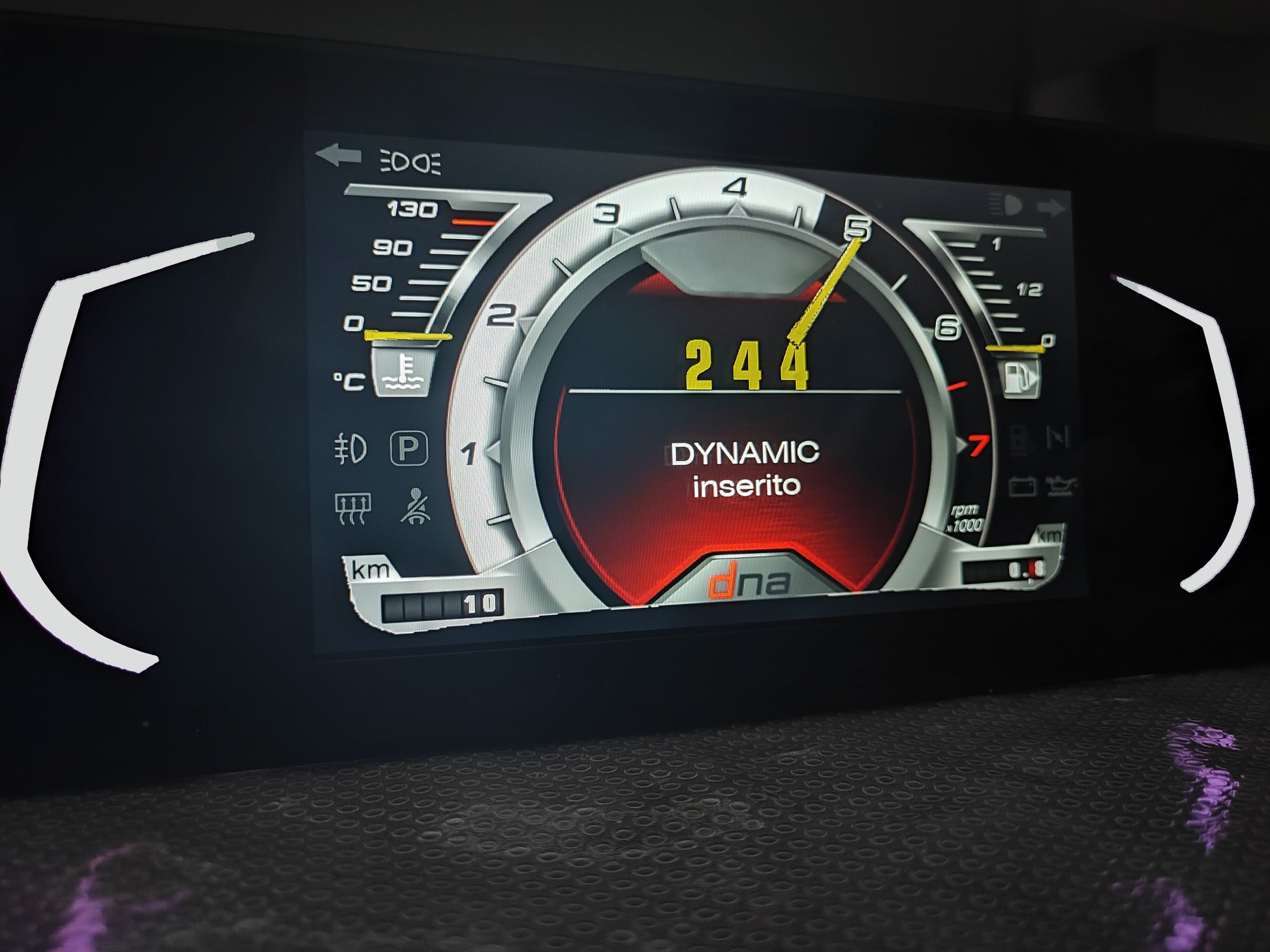 TFS DIGITAL INSTRUMENT CLUSTER 5 MODE